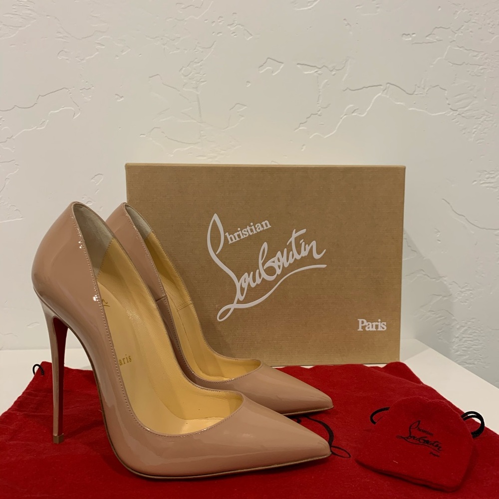 Christian Louboutin So Kate 120 mm Nude Pumps